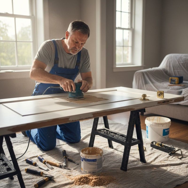 Front Door Refinishing