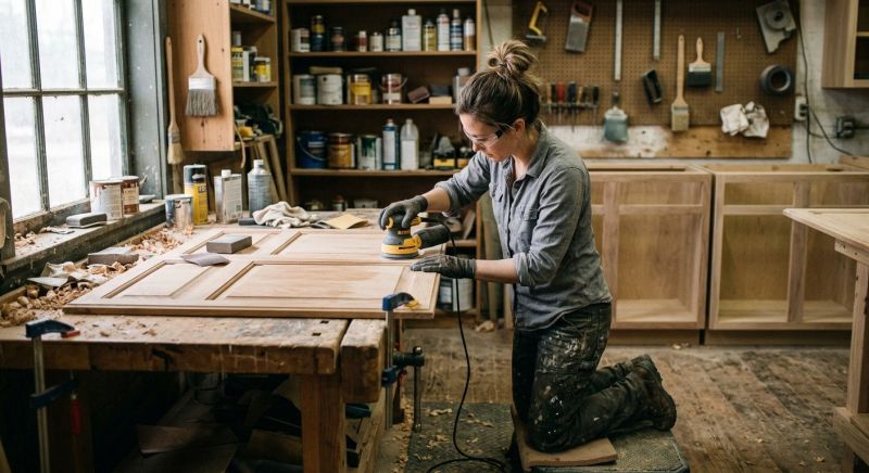 Kitchen Cupboard Refinishing in Lafayette, IN