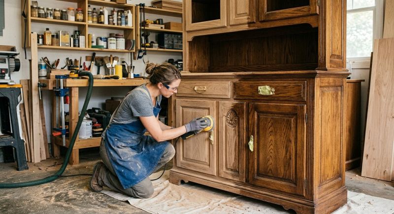 Oak Cabinet Refinishing in Cincinnati, OH